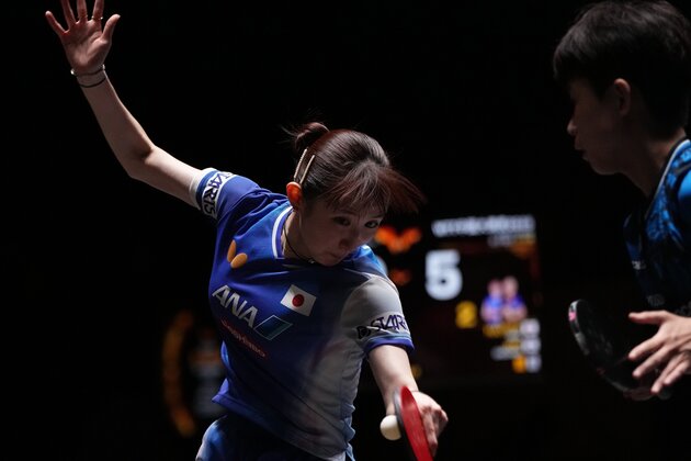 (SP)CHINA-BEIJING-TABLE TENNIS-WTT-CHINA SMASH-WOMEN'S DOUBLES-SEMIFINAL (CN)