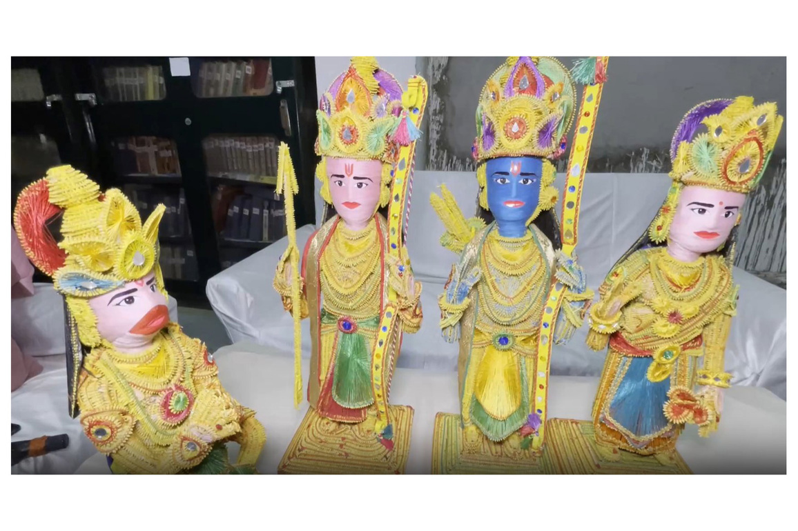 Unique 121,000 grain artwork of Lord Ram reaches Ayodhya before Ram Navami