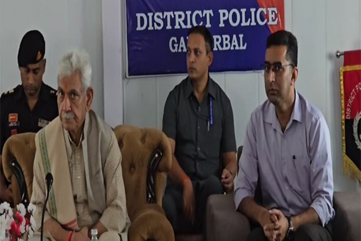 Jammu and Kashmir: LG Manoj Sinha attends Amarnath Yatra review meeting at Baltal base camp