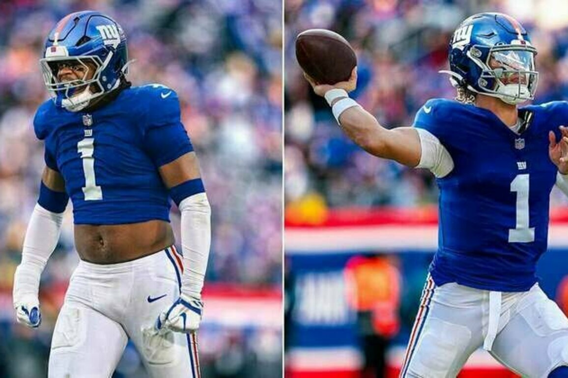 Giants 'fired up' about Abdul Carter, Jaxson Dart