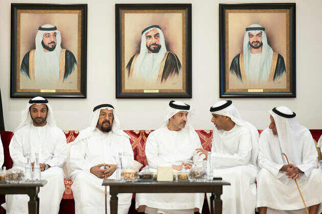 Hazza bin Zayed meets dignitaries, citizens of Sweihan, Nahil areas in Al Ain Region