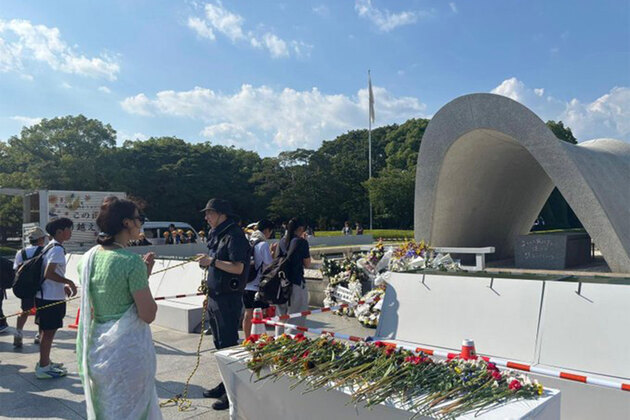 Japan: Indian envoy pays tribute to atomic bomb victims at Hiroshima Peace Memorial Park on 81st anniversary