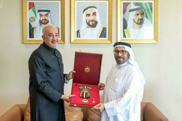 UAE President awards Ambassador of Pakistan First-Class Order of Zayed II