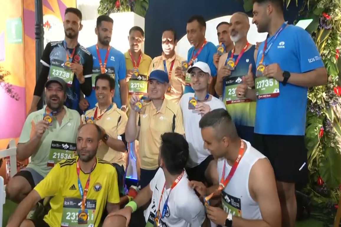 Jammu and Kashmir CM Omar Abdullah participates in TCS World 10k Bengaluru 2026