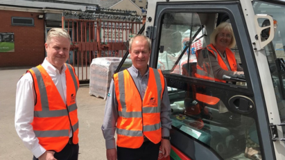 MP tours Hughes Forrest to learn how it is embracing low and zero carbon initiatives