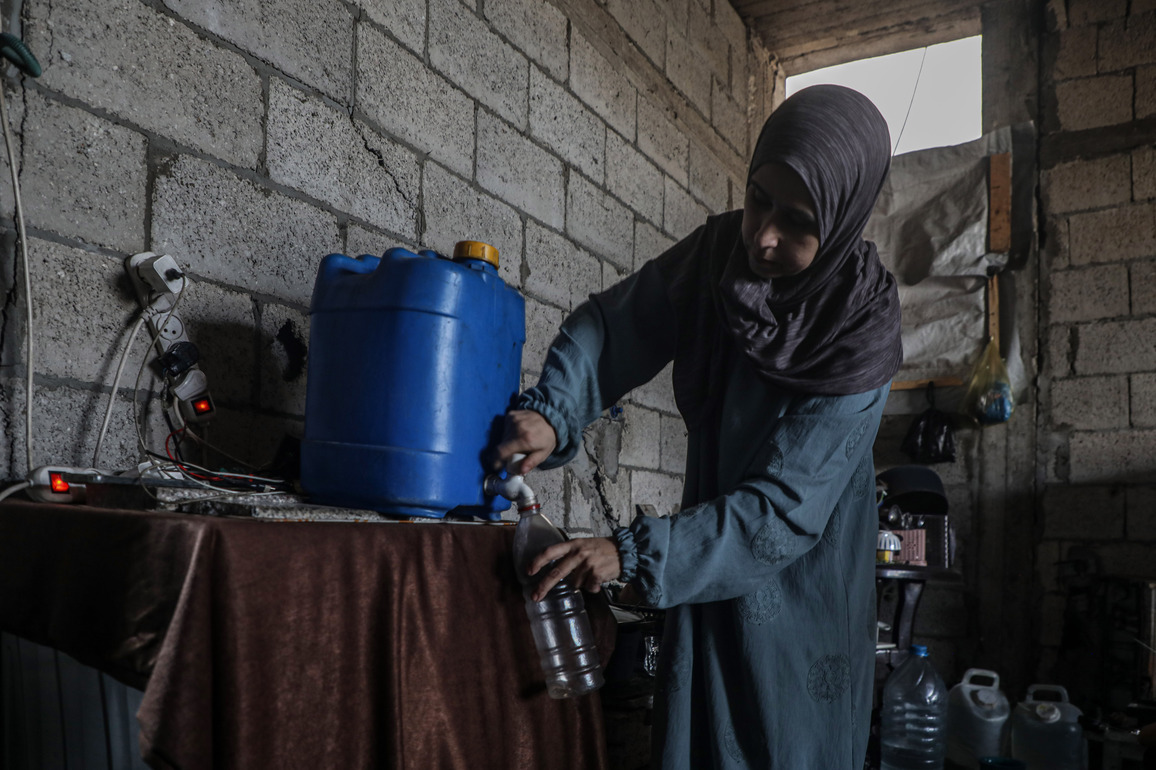 MIDEAST-GAZA CITY-DISPLACEMENT