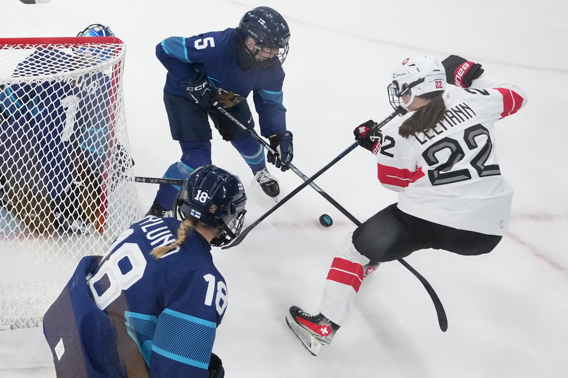 (MICO2026)ITALY-MILAN-OLYMPIC WINTER GAMES-ICE HOCKEY-WOMEN-PLAY-OFFS QUARTERFINALS-FIN VS SUI