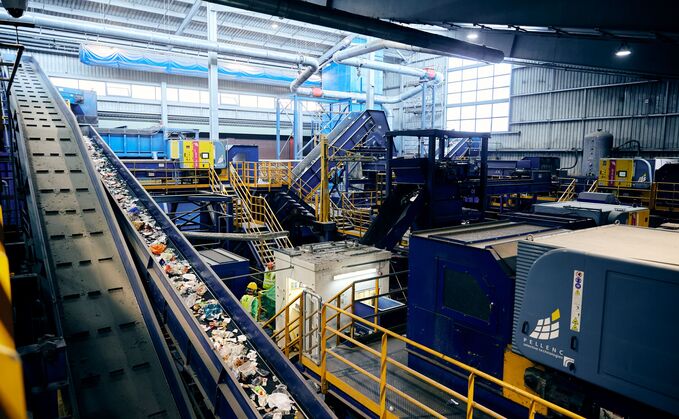 Western Riverside materials recycling facility - Credit: Cory