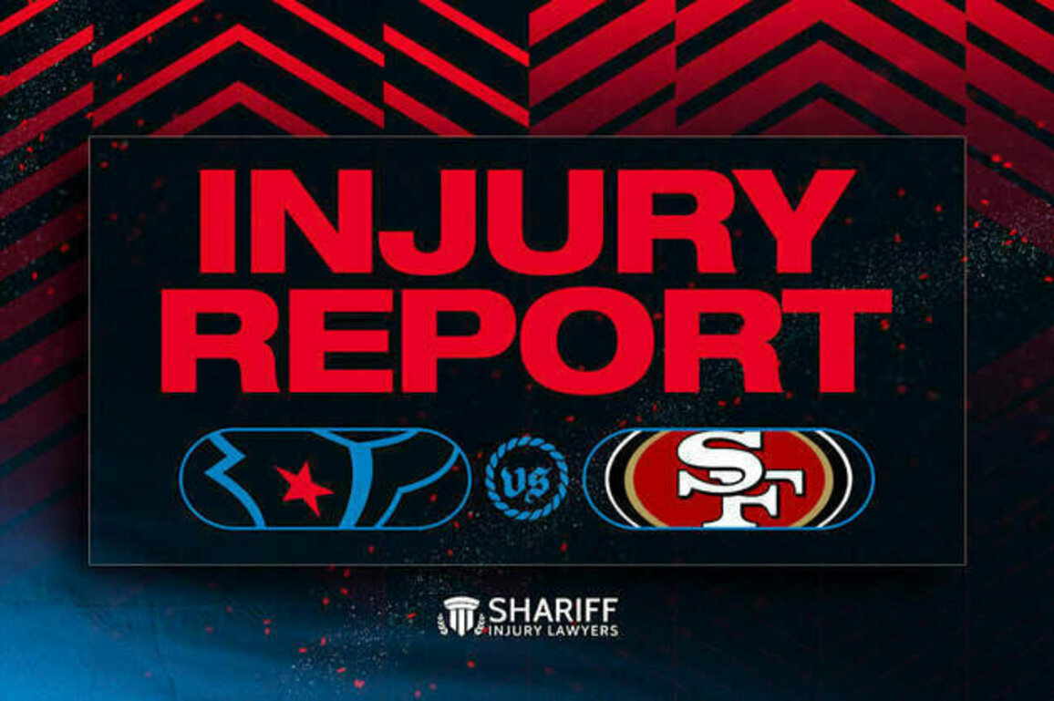 Week 8 Injury Report | Texans vs Niners