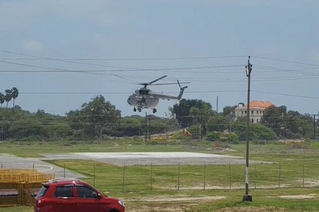 Authorities inspect helipad ahead of PM Modi's visit to inaugurate Pamban Bridge