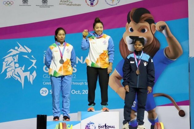 National Games: Mirabai Chanu wins gold in 49kg weightlifting