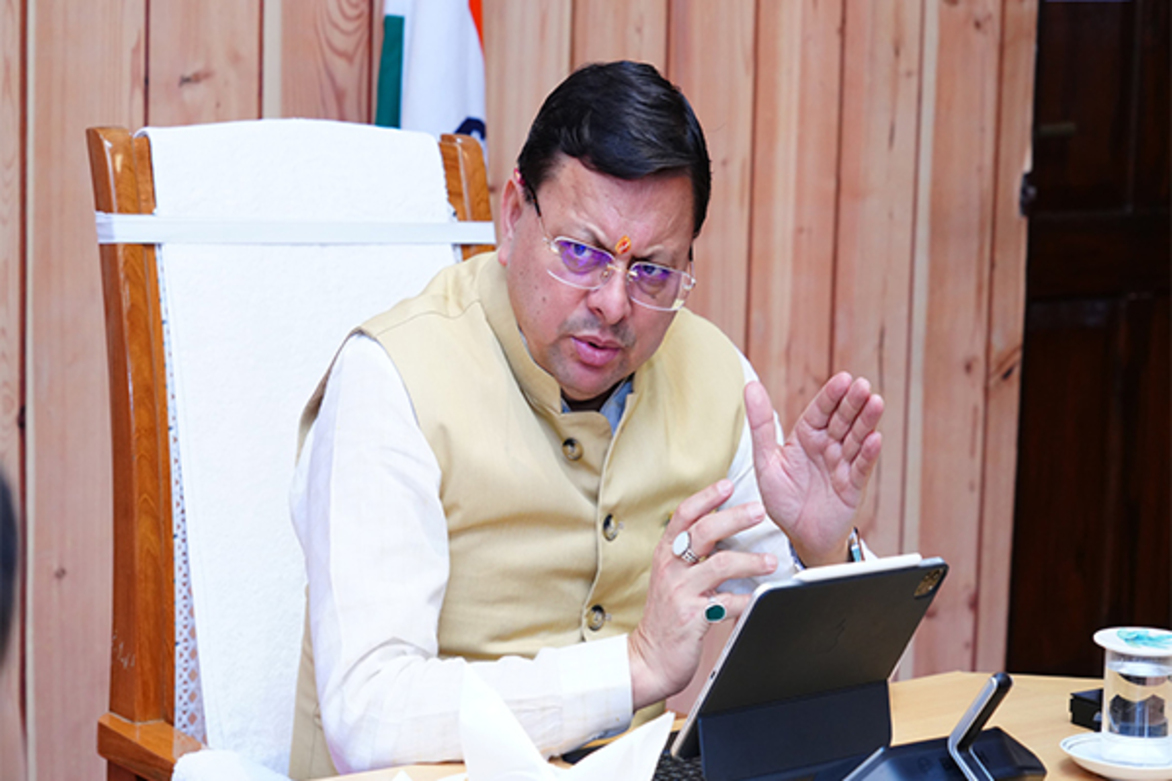 Uttarakhand CM Pushkar Singh Dhami attends NDA CM's conclave