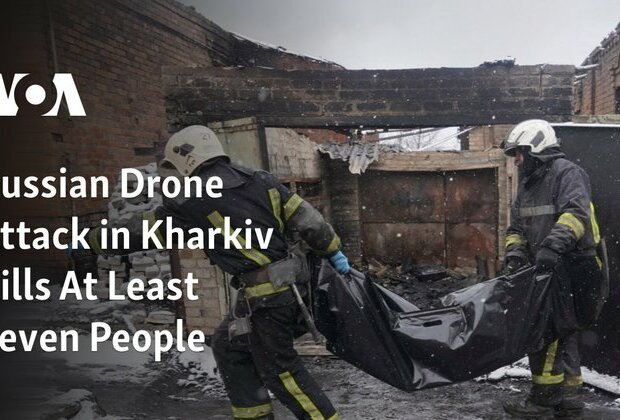 Russian Drone Attack in Kharkiv Kills At Least Seven People