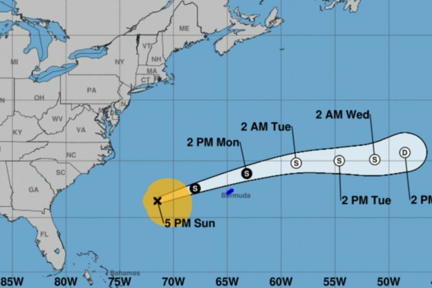 Tropical Storm Alex Heads Toward Bermuda With High Winds
