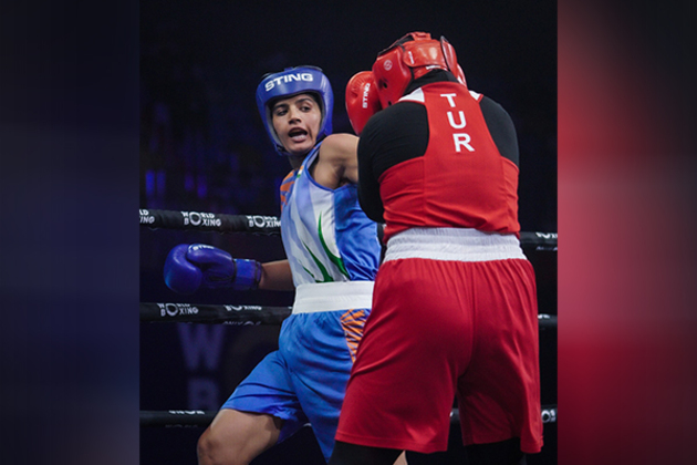 World Boxing Championships: Nupur confirms first medal for India with comfortable win in women's 80+kg quarters