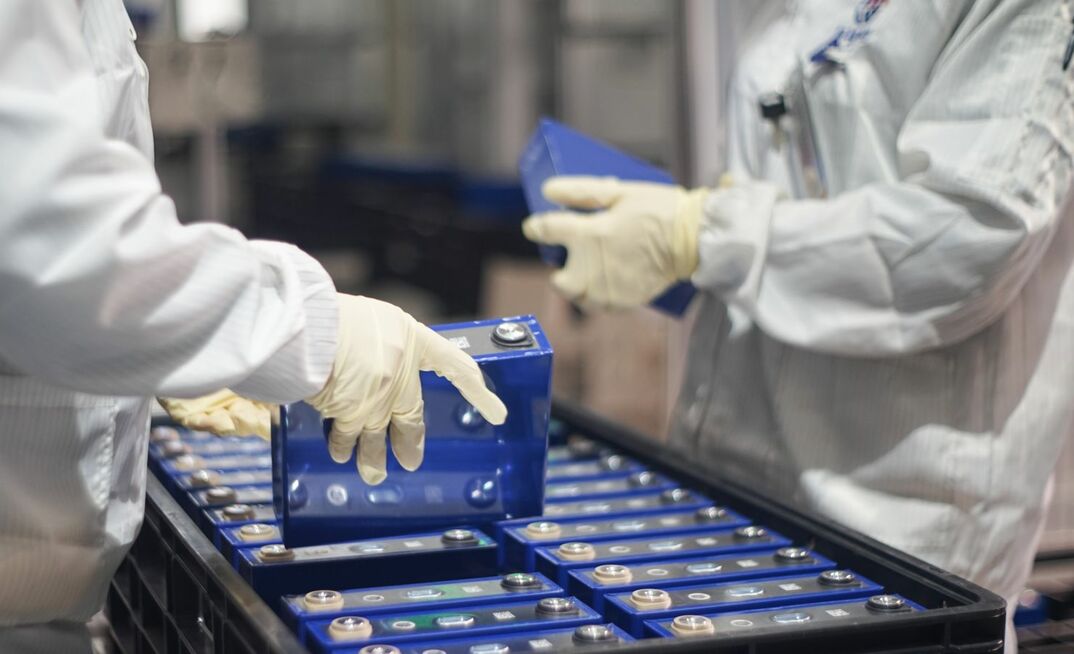 Battery production factory.