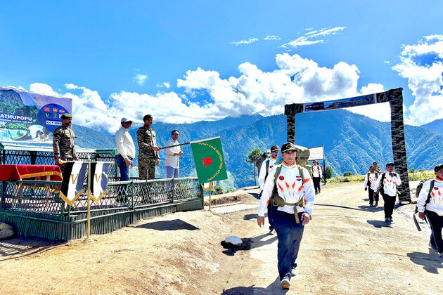 Indian Army flags off joint civil-military trek to sacred site near Indo-China border