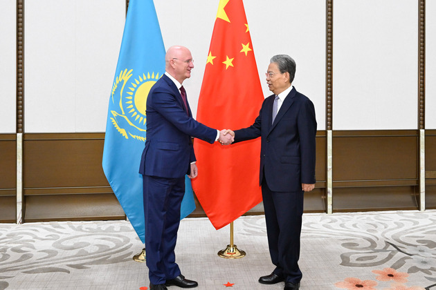 CHINA-HAINAN-BOAO-ZHAO LEJI-KAZAKHSTAN-MEETING (CN)