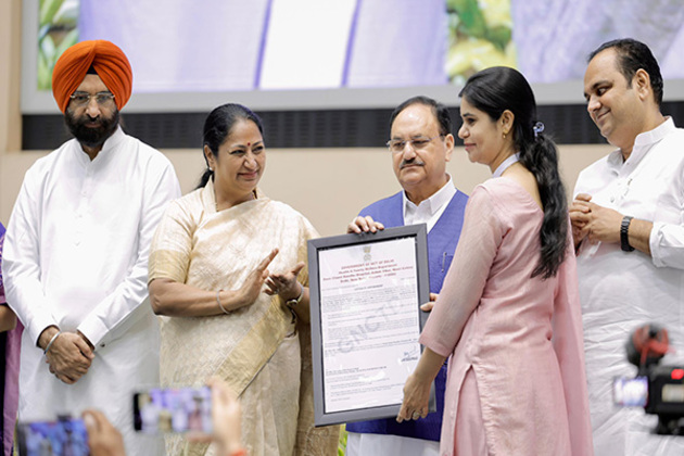 Union Health Minister JP Nadda, Delhi CM Rekha Gupta distribute appointment letters to 1400 nurses