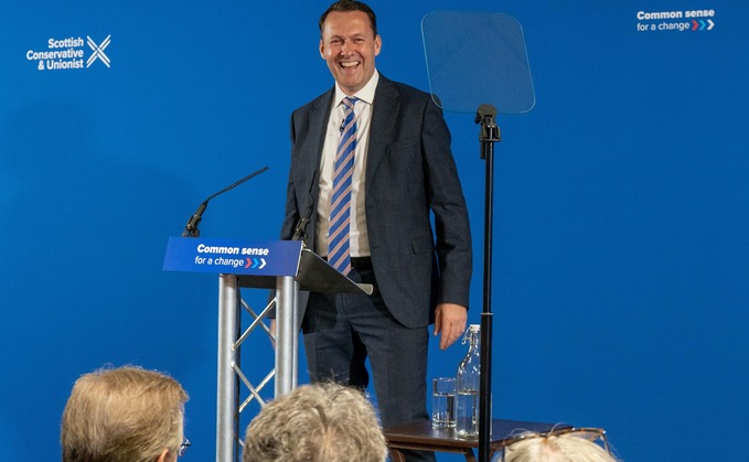 Scottish Conservative Leader Russell Findlay said: "The spiteful family farm tax is based on a false belief that all farmers are rich and a strange socialist mindset to tax anything that moves." Scottish Conservative Leader Russell Findlay said: "The spiteful family farm tax is based on a false belief that all farmers are rich and a strange socialist mindset to tax anything that moves."