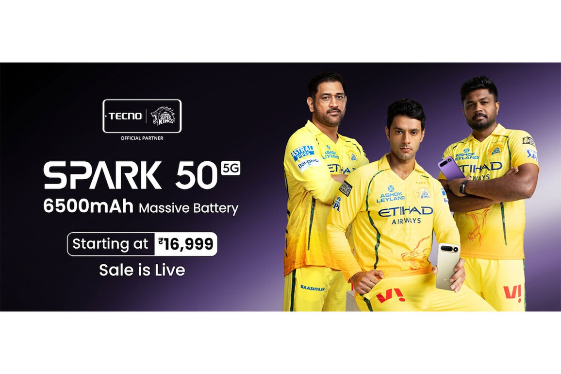 TECNO SPARK 50 5G With a Massive 6500mAh Battery Goes on Sale Today