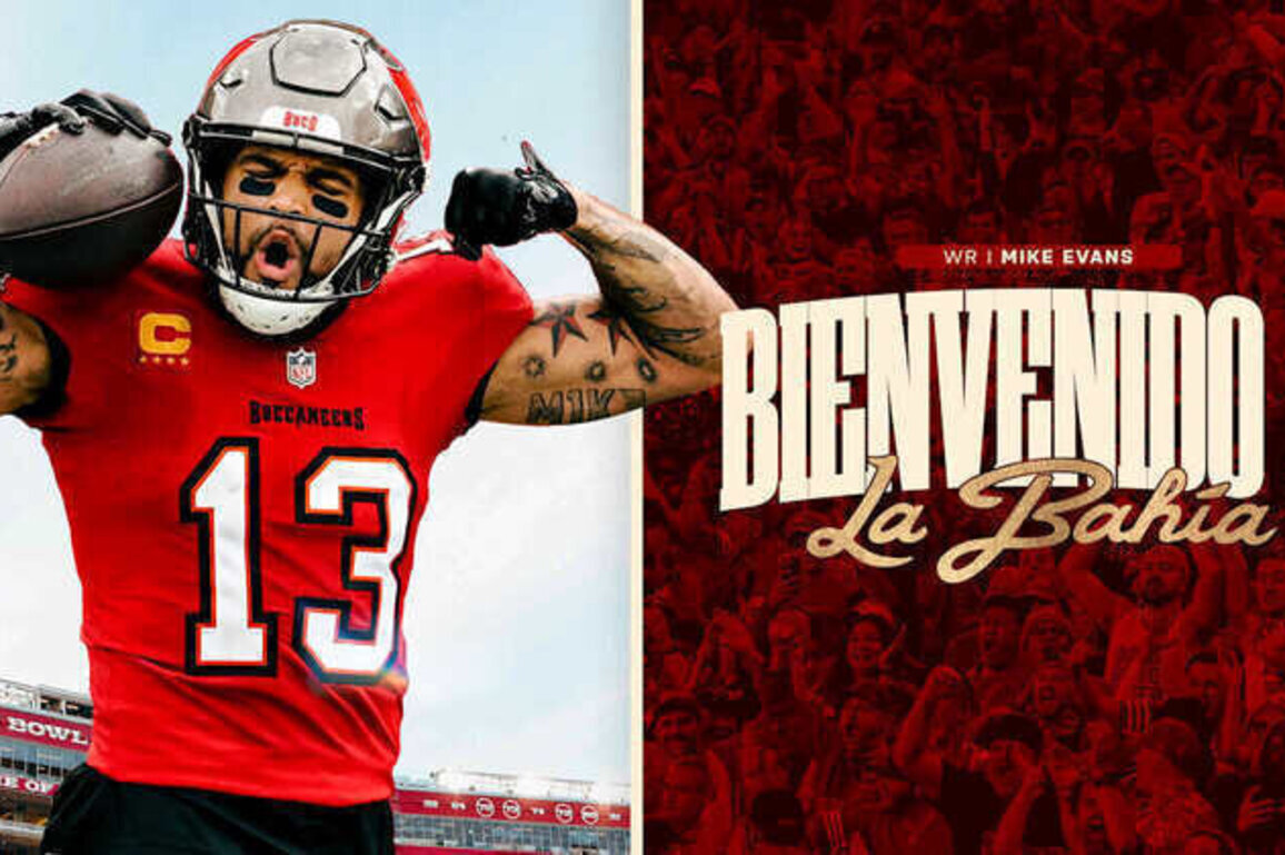 Mike Evans es Nuevo Receptor Abierto de los 49ers