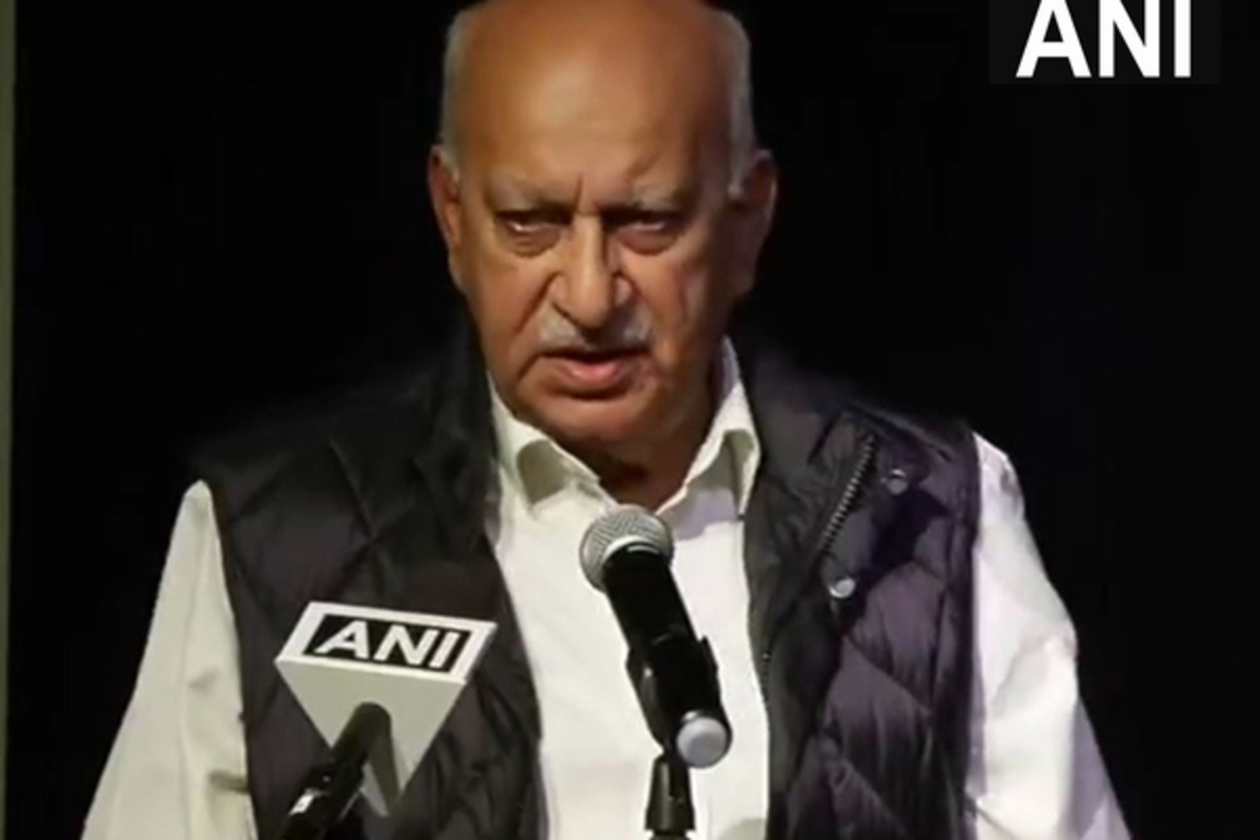 "An invading army at border will not be stopped by eloquence; It will be stopped by military force" MJ Akbar in Germany