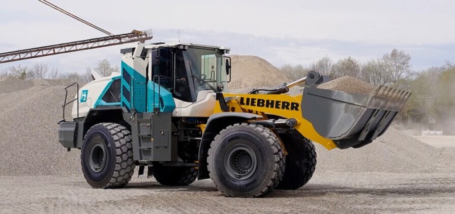 L 566 H hydrogen-powered wheel loader
