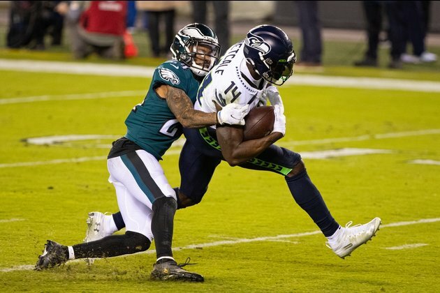 Seahawks down Eagles behind Metcalf's big game