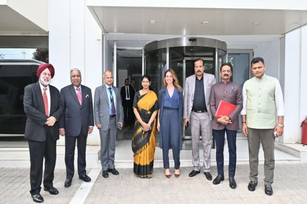 All-Party delegation led by DMK MP Kanimozhi interacts with editorial board of Athens-based newspaper