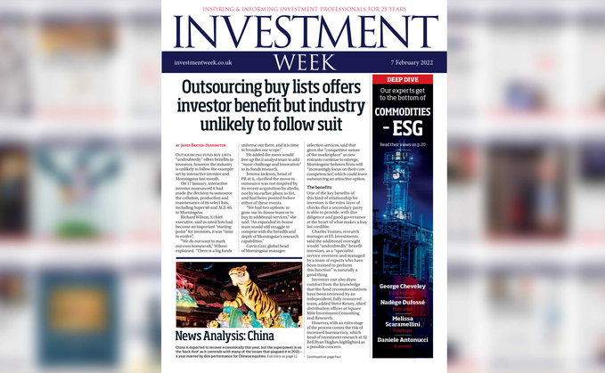 Investment Week digital edition - 7 February 2022