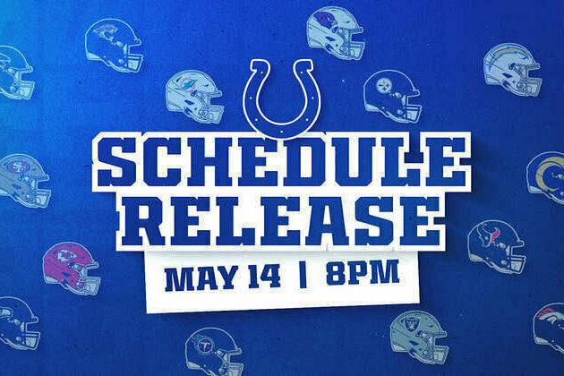 Indianapolis Colts 2025 NFL schedule to be released Wednesday, May 14