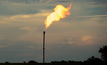 File photo: a gas flare 