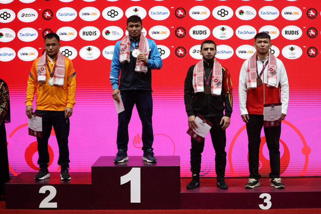 (SP)JORDAN-AMMAN-WRESTLING-SENIOR ASIAN CHAMPIONSHIPS-MEN