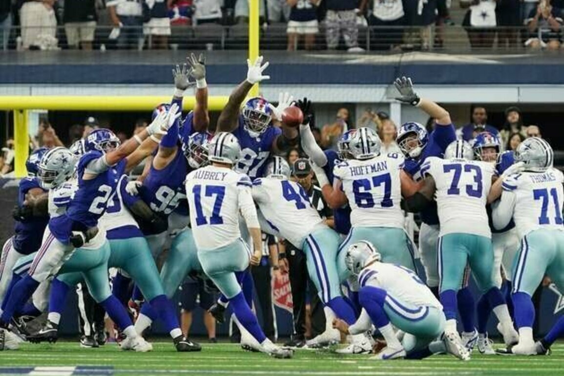 NFL roundup: Brandon Aubrey's buzzer field goals lift Cowboys past Giants in OT