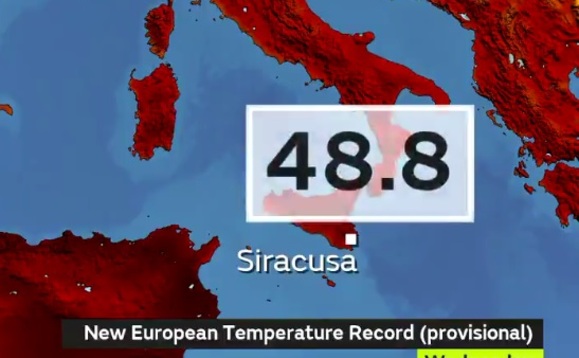 Global Briefing: Italy experiences new European temperature record