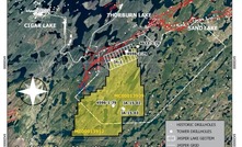  The location of historic geophysical surveys and EM conductors for 92 Energy’s Tower uranium project