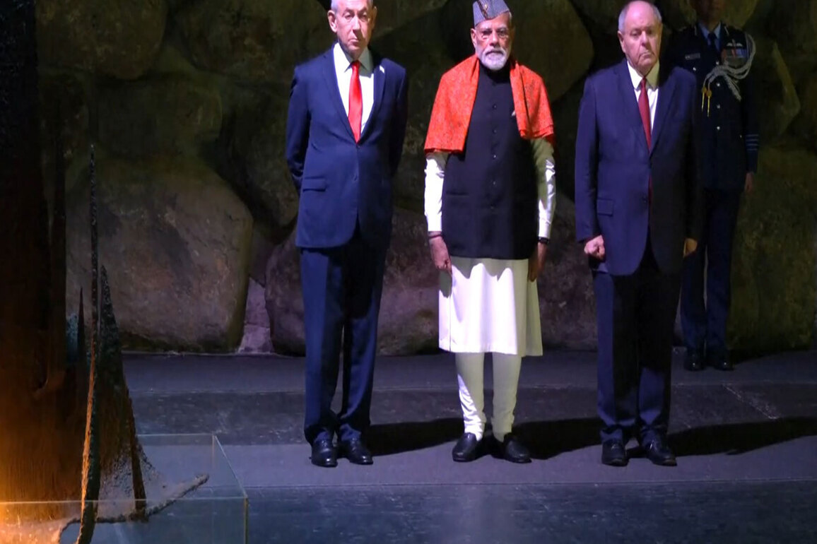PM Modi pays his respects at Yad Vashem-Israel's Holocaust Memorial