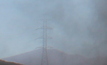 Dust suppression system in operation