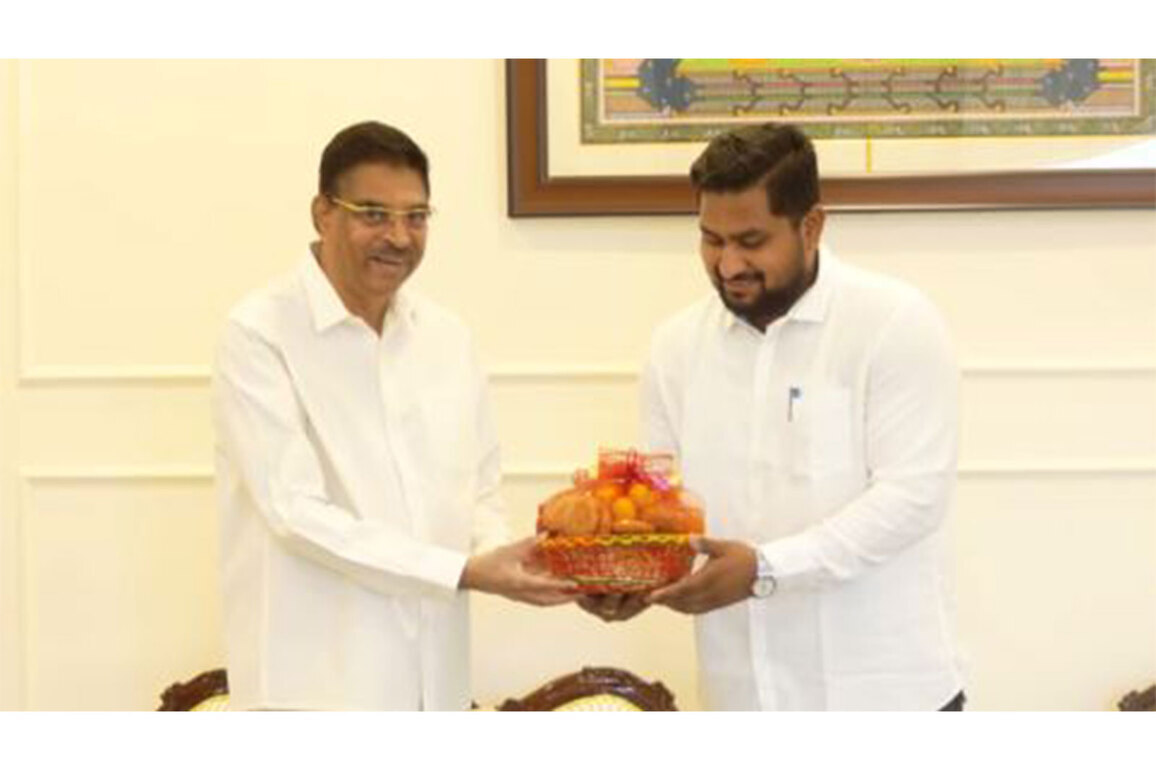 Odisha Minister Suryabanshi Suraj meets Governor Hari Babu Kambhampati
