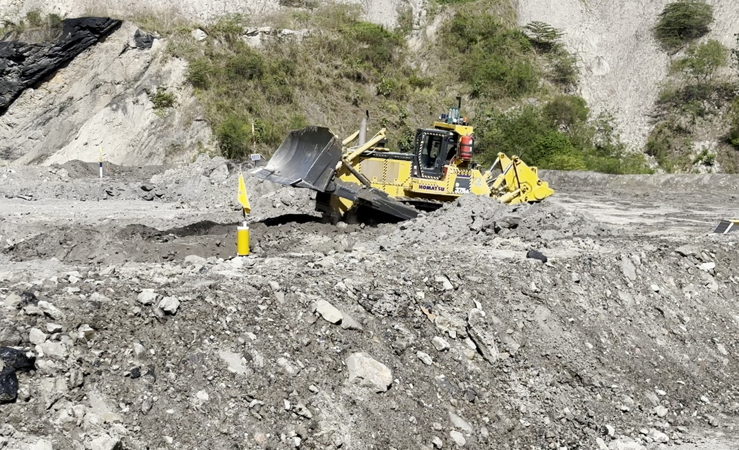 The automated dozers at Kalimantan