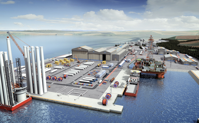 A computer generated image of the Nigg factory | Credit: BEIS