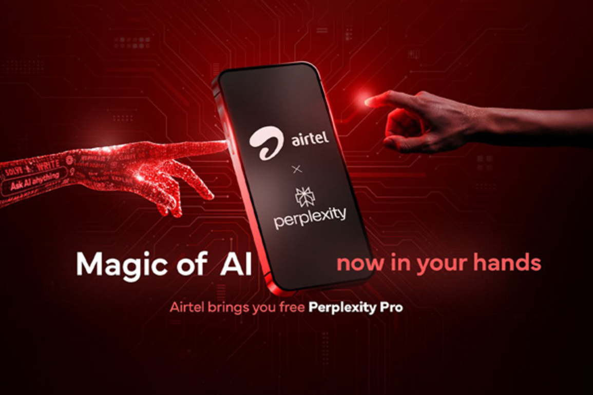 Airtel partners with Perplexity to offer free 12-month Perplexity Pro subscription to 360 million customers