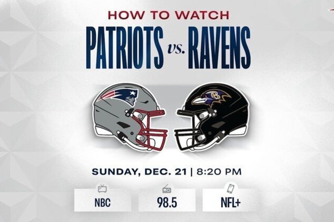 How to Watch/Listen: Patriots at Ravens