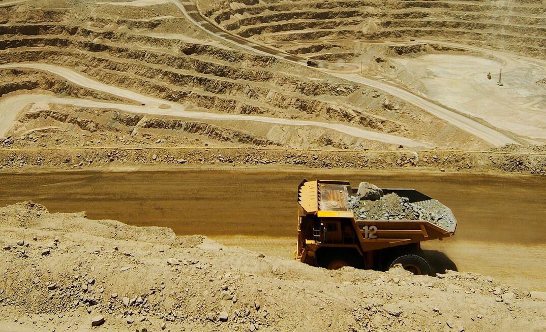 The Lomas Bayas copper mine in Chile
