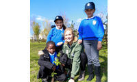 Timber doors supplier sponsors the planting of 100 trees at local primary school