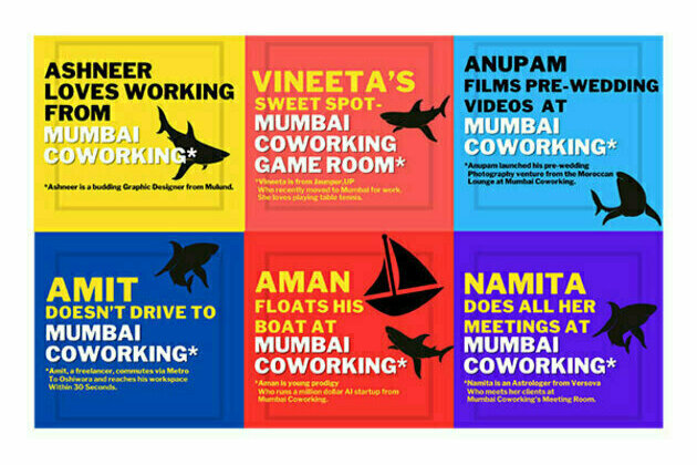 Mumbai Coworking launches a quirky marketing campaign featuring judges from Shark Tank India