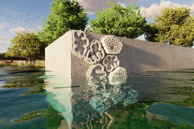 Miami researchers are testing a textured seawall designed to hold back water and create a home for marine organisms