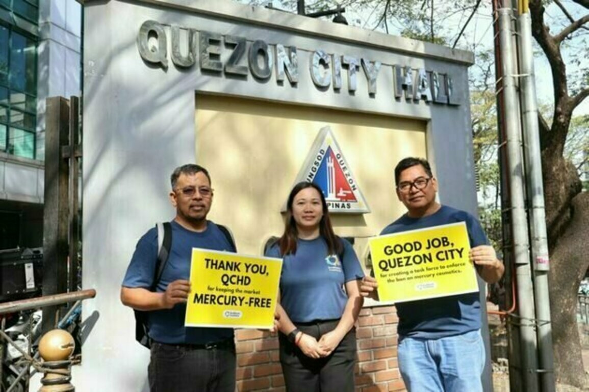 EcoWaste Coalition Applauds Quezon City Government's Determined Action vs. Mercury-Containing Cosmetics