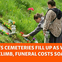 Ukraine's Cemeteries Fill Up As War Deaths Climb, Funeral Costs Soar